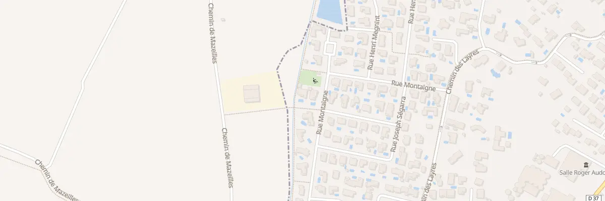 Plan du 40 Rue Montaigne à Sérignan