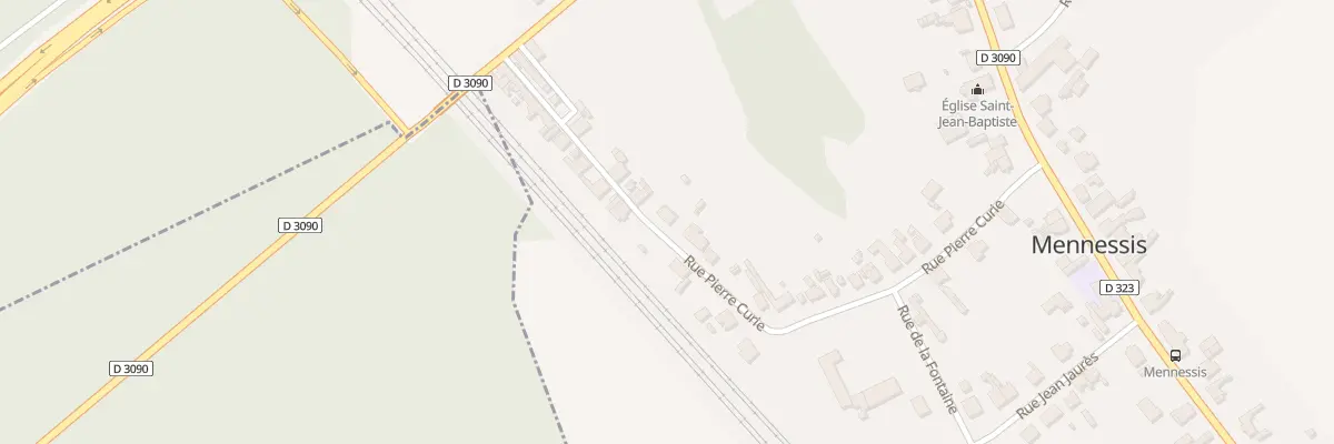 Plan du 25B Rue Pierre Curie à Mennessis