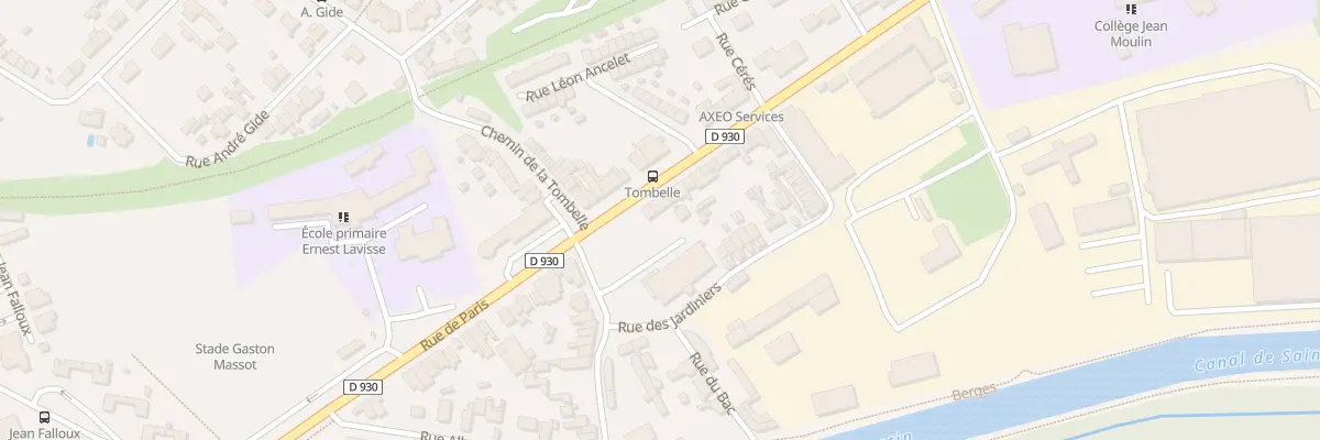 Plan du 183B Rue de Paris à Saint-Quentin