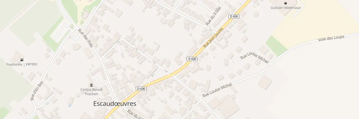 Plan du 255 Rue Jean Jaurès à Escaudœuvres