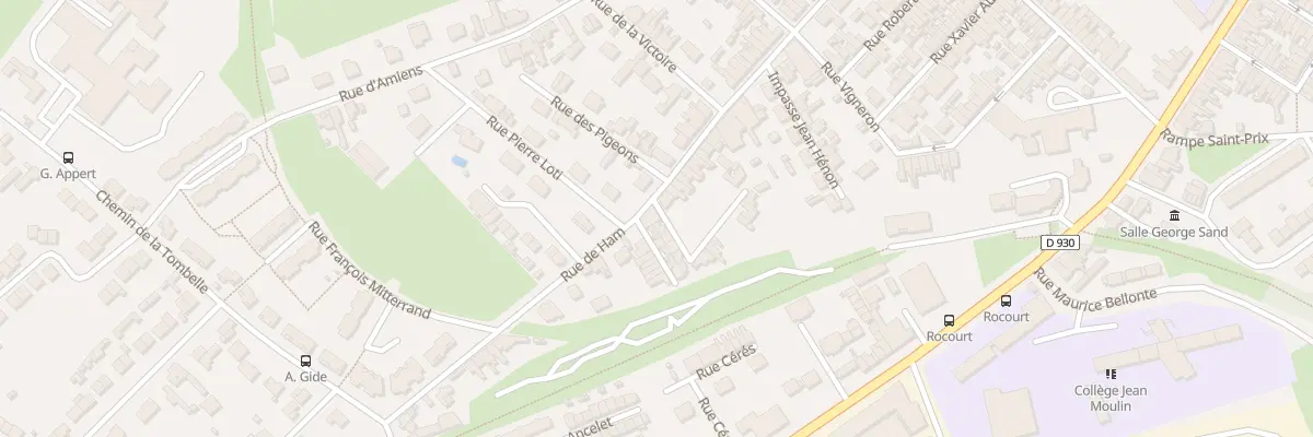 Plan du 197B Rue de Ham à Saint-Quentin