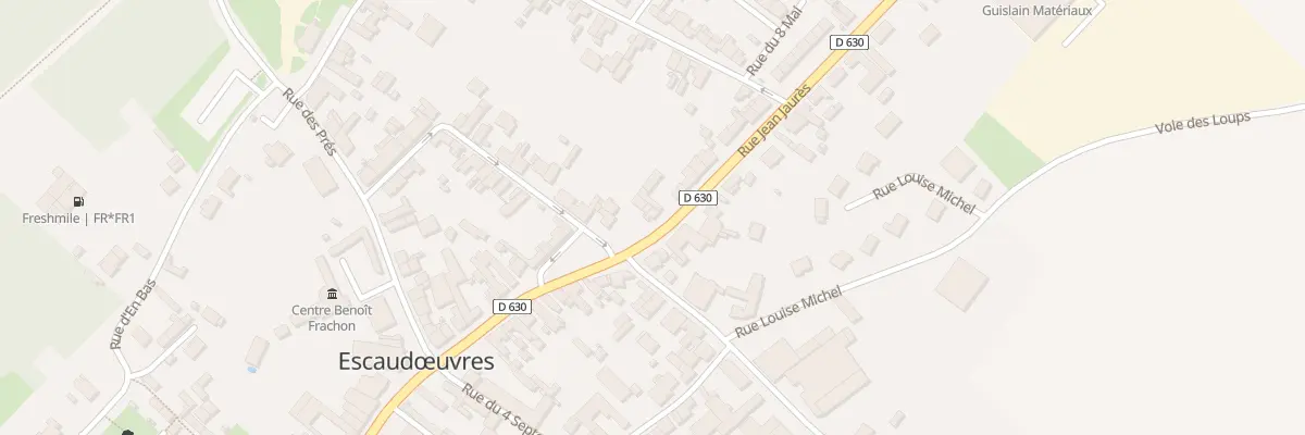 Plan du 253 Rue Jean Jaurès à Escaudœuvres