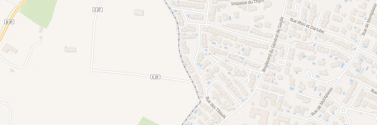 Plan du 24 Rue des Tilleuls à Sérignan