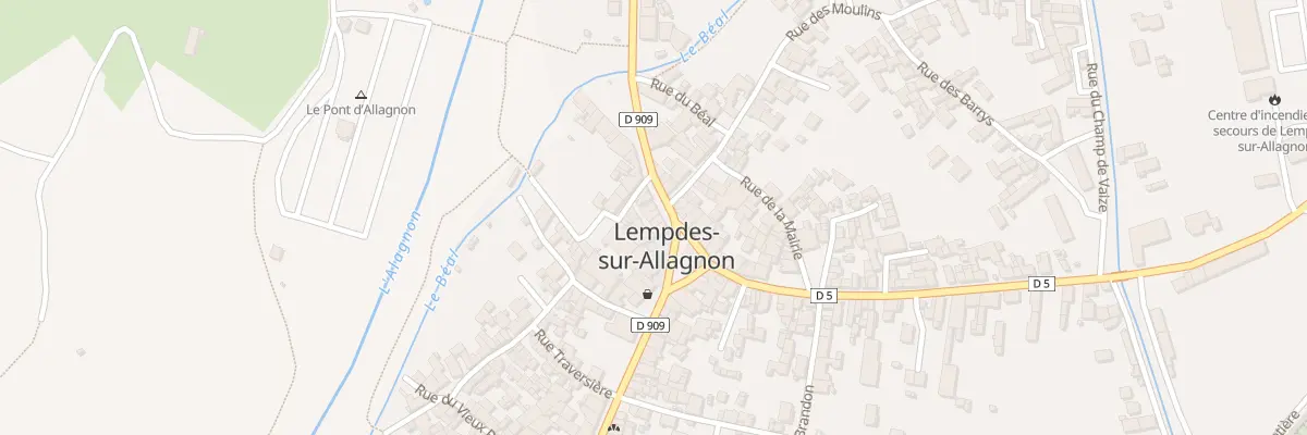Plan du 6 Rue Lafayette à Lempdes-sur-Allagnon