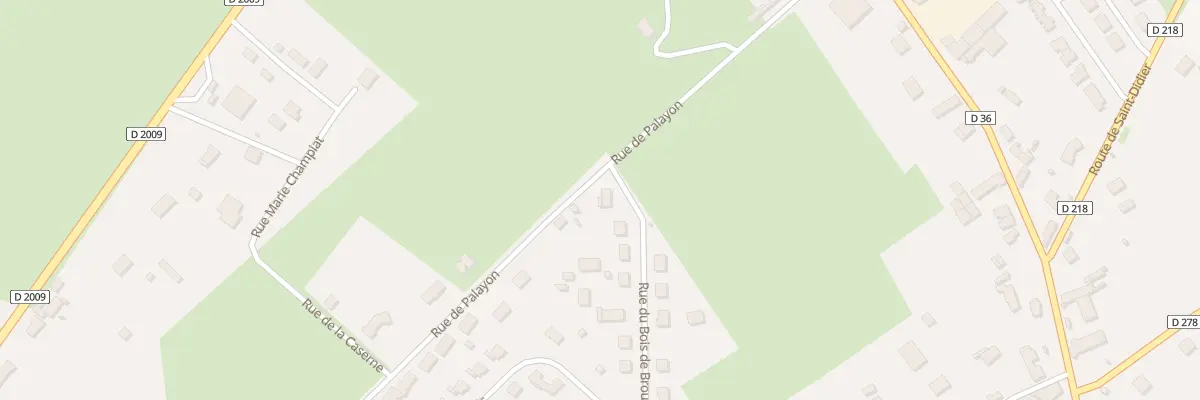 Plan du 19 Rue du Bois de Broût à Broût-Vernet