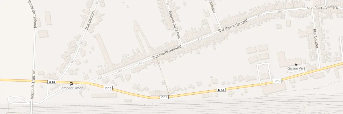 Plan du 177 Rue Pierre Semard à Somain