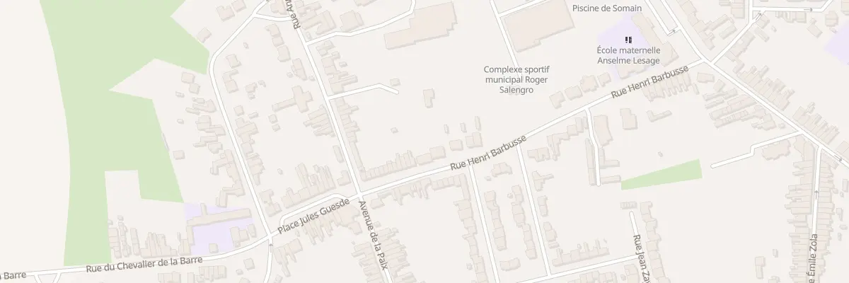 Plan du 56 Rue Henri Barbusse à Somain