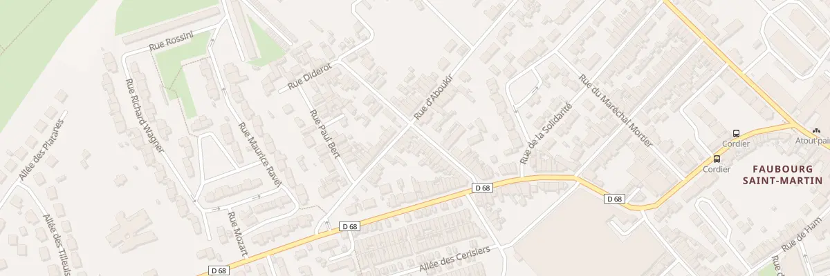Plan du 25 Rue Jean-baptiste Langrand à Saint-Quentin