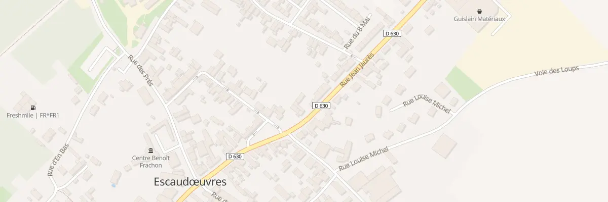 Plan du 257 Rue Jean Jaurès à Escaudœuvres