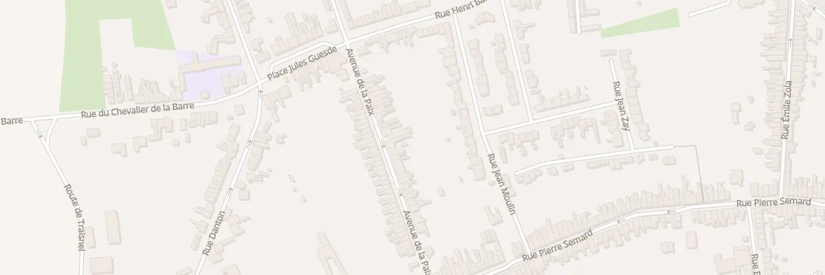 Plan du 25 Rue de la Paix à Somain