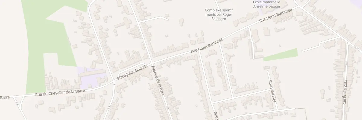 Plan du 55 Rue Henri Barbusse à Somain