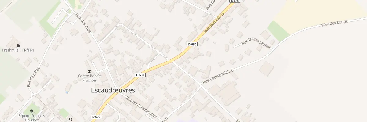 Plan du 336 Rue Jean Jaurès à Escaudœuvres