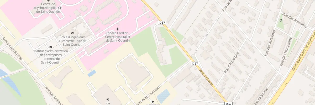 Plan du 227 Rue de Fayet à Saint-Quentin
