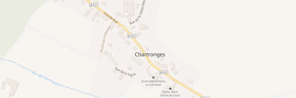 Plan du 23 Grande Rue à Chartronges