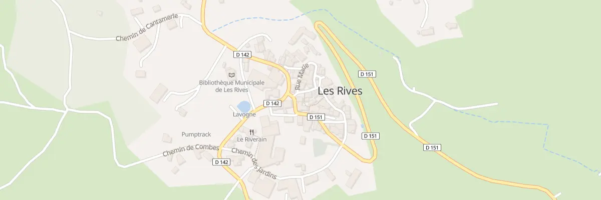 Plan du 1 Rte de Madieres aux Rives