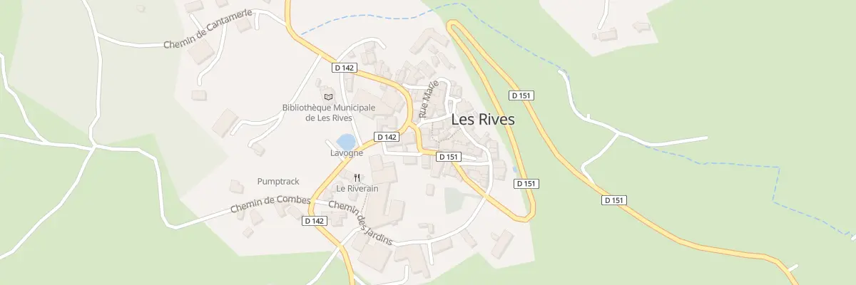 Plan du 3 Rte de Madieres aux Rives