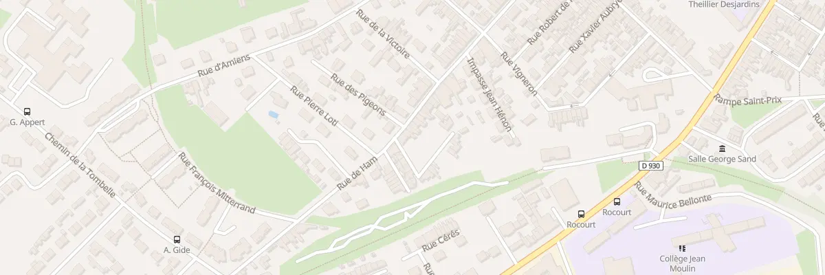 Plan du 195B Rue de Ham à Saint-Quentin