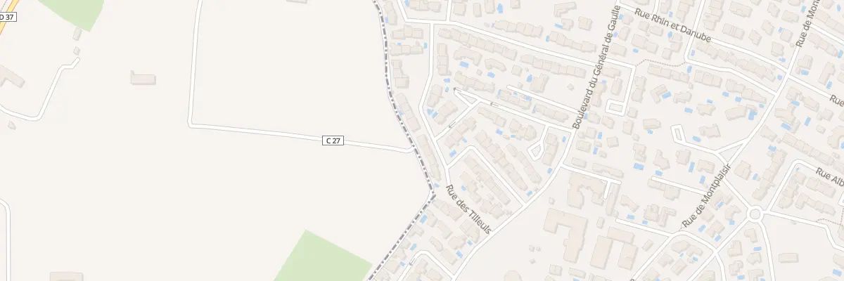 Plan du 18 Rue des Tilleuls à Sérignan