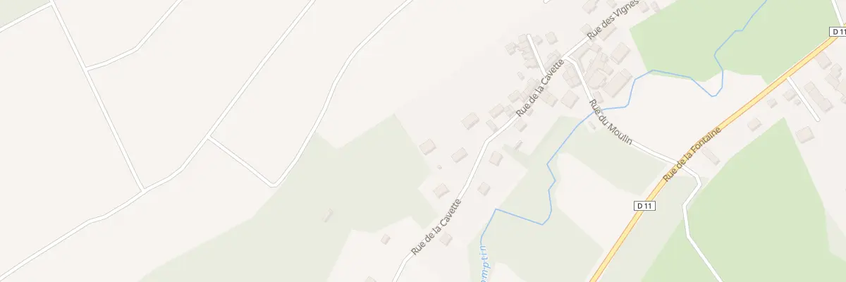 Plan du 14 Rue de la Cavette à Domptin