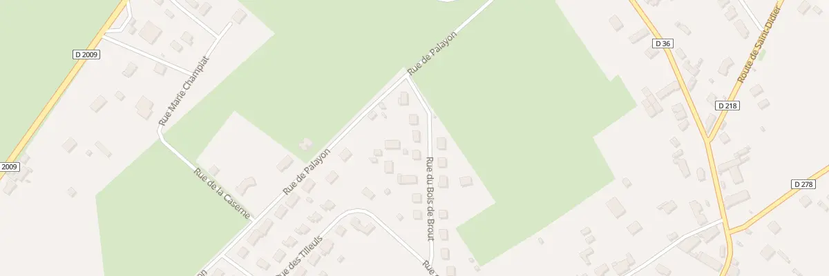Plan du 15 Rue du Bois de Broût à Broût-Vernet