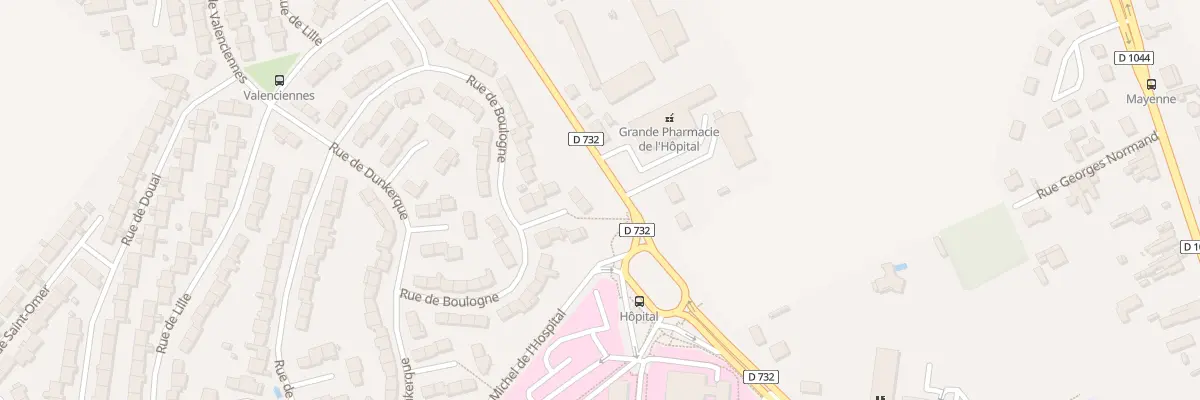 Plan du 45 Rue de Boulogne à Saint-Quentin
