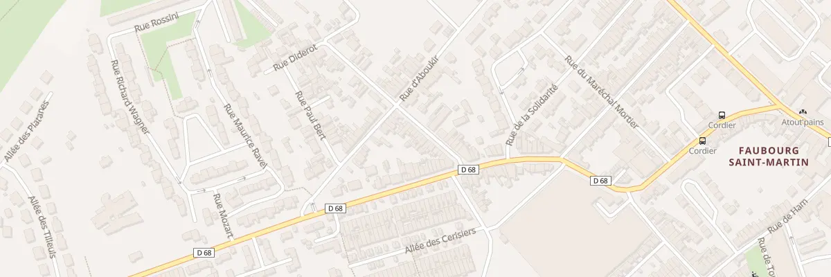 Plan du 17 Rue Jean-baptiste Langrand à Saint-Quentin