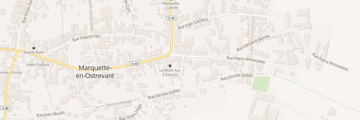 Plan du 3 Rue Pierre Brossolette à Marquette-en-Ostrevant