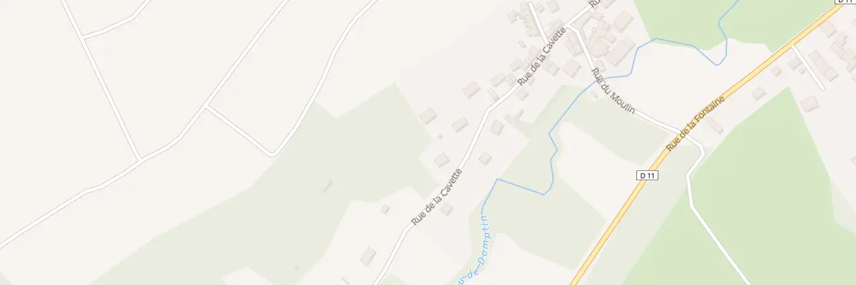 Plan du 16 Rue de la Cavette à Domptin
