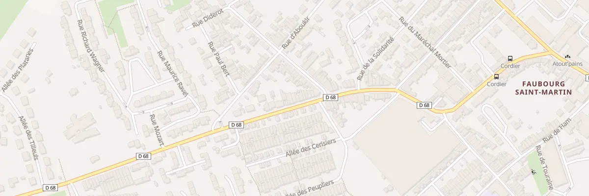 Plan du 98 Rue du Docteur Cordier à Saint-Quentin