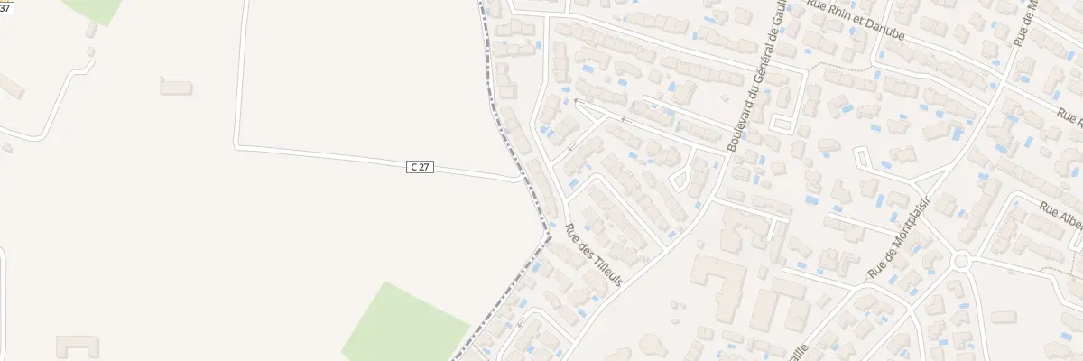 Plan du 16 Rue des Tilleuls à Sérignan