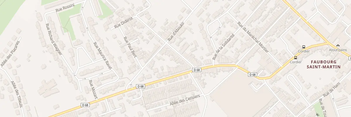 Plan du 15 Rue Jean-baptiste Langrand à Saint-Quentin