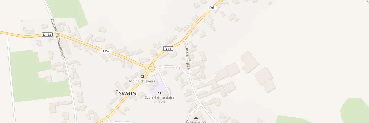 Plan du 5 Rue de l’Eglise à Eswars