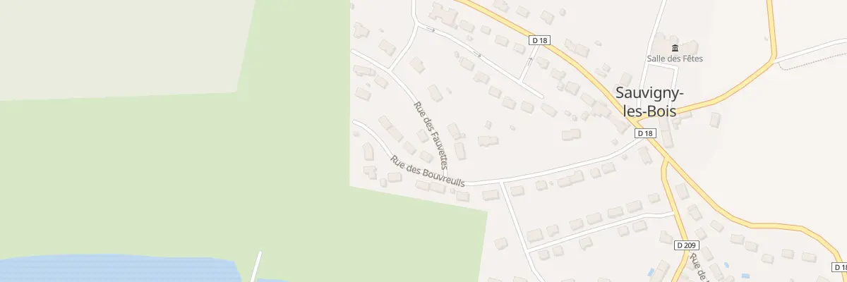 Plan du 1 Rue des Fauvettes à Sauvigny-les-Bois