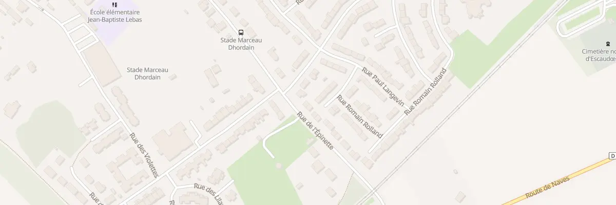 Plan du 45 Rue de l’Épinette à Escaudœuvres