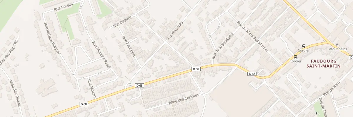 Plan du 13 Rue Jean-baptiste Langrand à Saint-Quentin