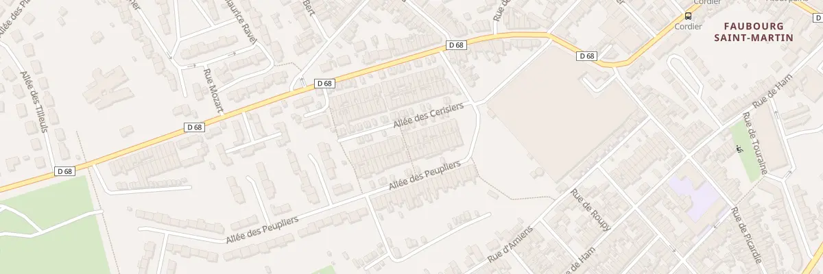 Plan du 25 All des Cerisiers à Saint-Quentin