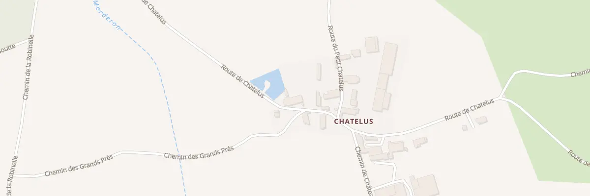 Plan du 1 Chatelus à Bresnay