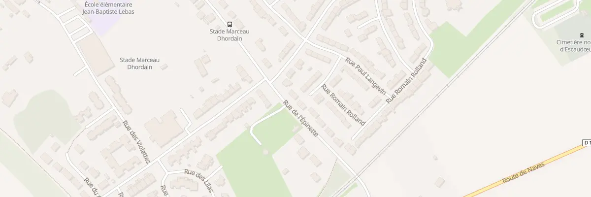 Plan du 47 Rue de l’Épinette à Escaudœuvres