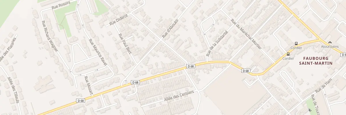 Plan du 11 Rue Jean-baptiste Langrand à Saint-Quentin