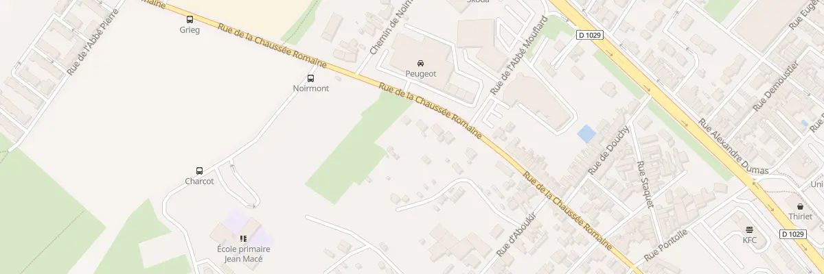 Plan du 115 Rue de la Chaussée Romaine à Saint-Quentin