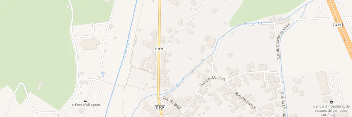 Plan du 11 Rue du Grand Pont à Lempdes-sur-Allagnon