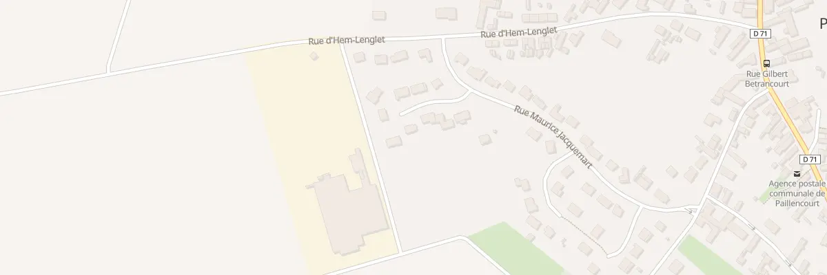 Plan du 49 Rue Maurice Jacquemart à Paillencourt
