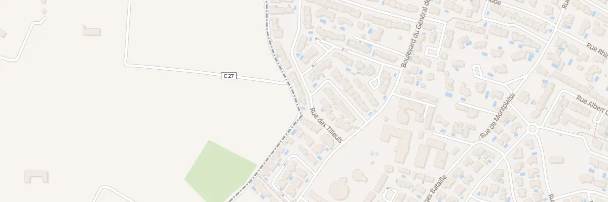 Plan du 12 Rue des Tilleuls à Sérignan