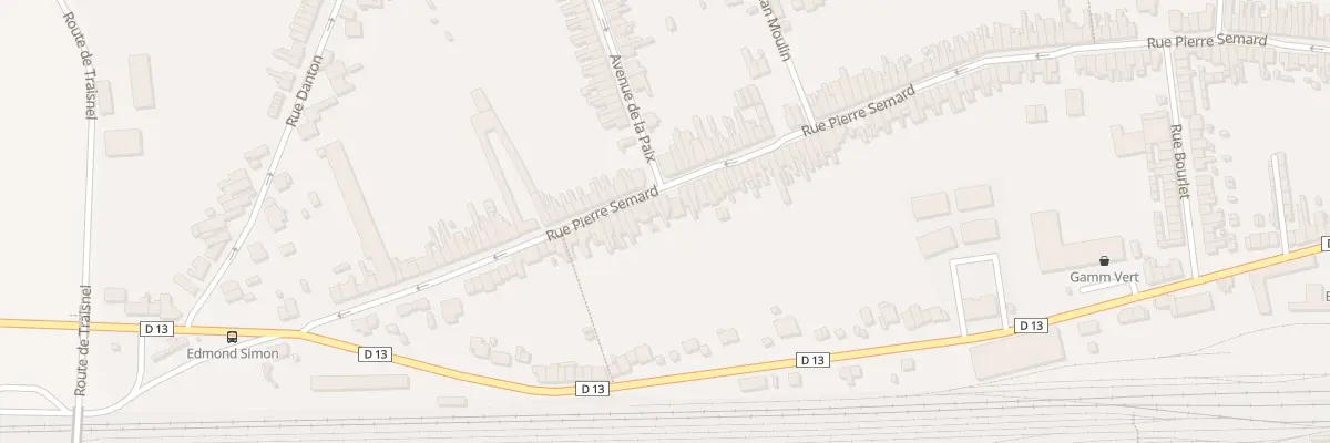 Plan du 167 Rue Pierre Semard à Somain