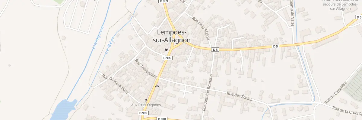 Plan du 10B Rue de la République à Lempdes-sur-Allagnon