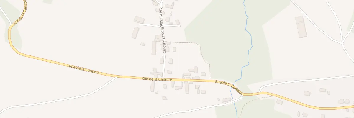 Plan du 2 Rue du Moulin de Tancourt à Vauxrezis