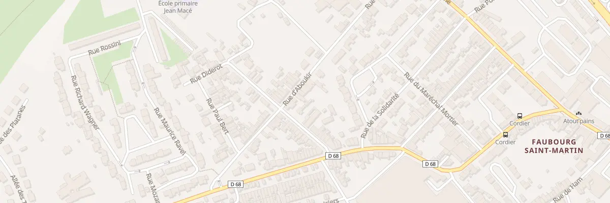 Plan du 47 Rue d’Aboukir à Saint-Quentin