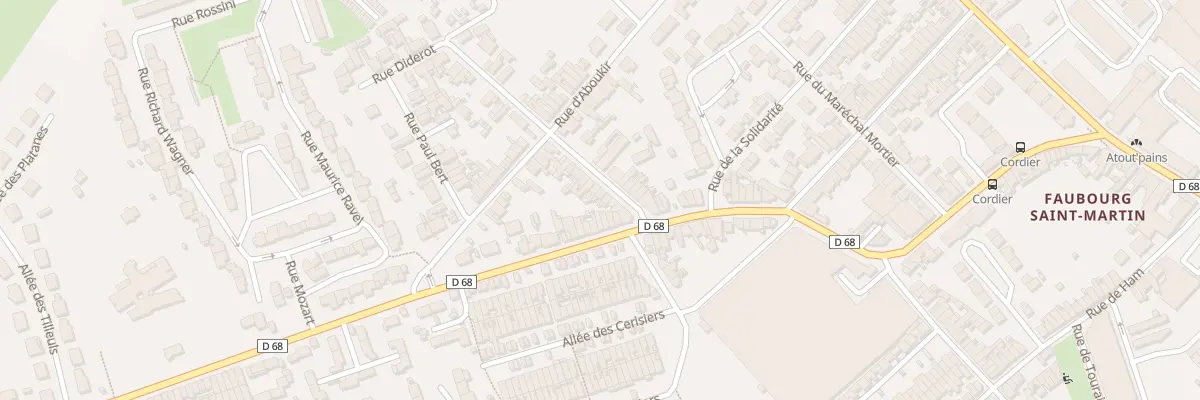 Plan du 9 Rue Jean-baptiste Langrand à Saint-Quentin