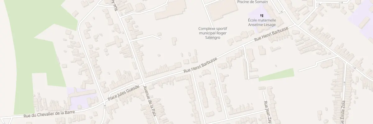 Plan du 50 Rue Henri Barbusse à Somain