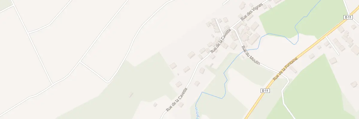 Plan du 12 Rue de la Cavette à Domptin